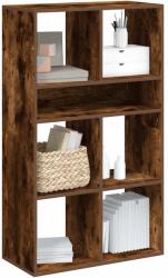 vidaXL Biblioteca, stejar fumuriu, 66x31x112 cm, lemn prelucrat GartenMobel Dekor (860305) Biblioteca
