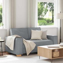 vidaXL Canapea cu 2 locuri, gri deschis, 160x78x84 cm, material textil GartenMobel Dekor (4104970) Canapea