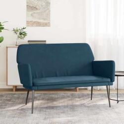 vidaXL Banca, albastru, 108x79x79 cm, catifea GartenMobel Dekor (351391)