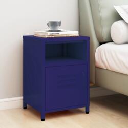 vidaXL Noptiera, bleumarin, 35x35x51 cm otel GartenMobel Dekor (336217)