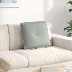 vidaXL Perna pentru spate Gri deschis 50 x 45 cm Tesatura din corduroy GartenMobel Dekor (42014632)