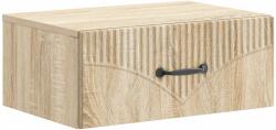 vidaXL Noptiera suspendata cu sertar, stejar sonoma, 49 x 34, 5 x 20 cm (898959)