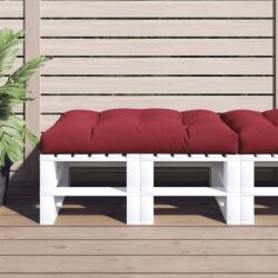 vidaXL Perna pentru paleti, rosu vin, 120 x 80 x 12 cm, tesatura GartenMobel Dekor (360522)
