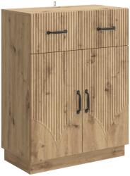 vidaXL Bufet Stejar Artizanal 66 x 34, 5 x 87 cm Lemn prelucrat GartenMobel Dekor (895334) Comoda