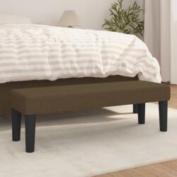 vidaXL Banca, maro închis, 100x30x30 cm, textil GartenMobel Dekor (346647)