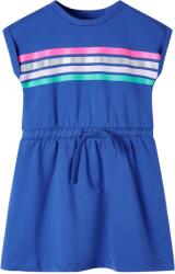 vidaXL Rochie pentru copii cu snur, albastru cobalt, 104 GartenMobel Dekor (11120)