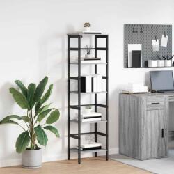 vidaXL Raft pentru carti Gri Sonoma 40 x 29, 5 x 149 cm Lemn compozit GartenMobel Dekor (883913) Biblioteca