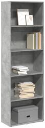 vidaXL Biblioteca, gri beton, 60x30x189 cm, lemn prelucrat GartenMobel Dekor (857920) Biblioteca
