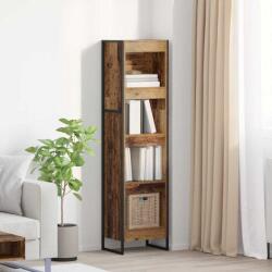 vidaXL Dulap pentru carti Lemn Vechi 80 x 30 x 155 cm Lemn compozit GartenMobel Dekor (886376) Biblioteca