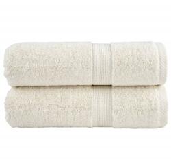 vidaXL Prosoape de baie premium SOLUND, 2 buc. , crem, 30x30 cm, 600 g/m2 GartenMobel Dekor (137467) Prosop