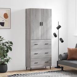 vidaXL Dulap înalt, gri sonoma, 69, 5x34x180 cm, lemn compozit GartenMobel Dekor (3195865) Comoda