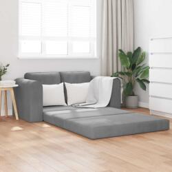 vidaXL Pat canapea Gri închis 148 x 71 x 83 cm Catifea GartenMobel Dekor (4106685) Canapea