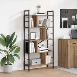 vidaXL Raft pentru carti Stejar Artizanal 75 x 30 x 156 cm GartenMobel Dekor (883963) Biblioteca