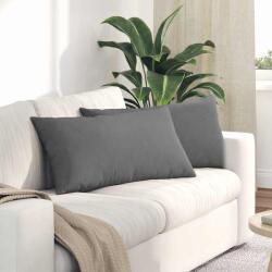 vidaXL Perne pentru canapea 2 pcs Gri închis 80 x 40 cm tesatura GartenMobel Dekor (42013727)