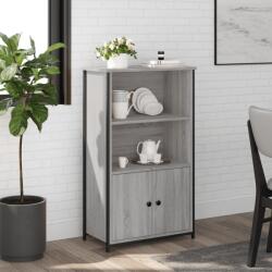 vidaXL Dulap înalt, gri sonoma, 62x32x103, 5 cm, lemn compozit GartenMobel Dekor (834218) Comoda