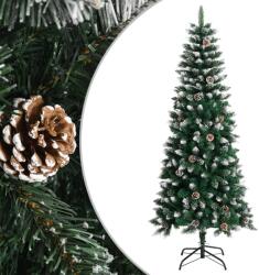 vidaXL Brad de Craciun artificial cu suport, verde, 180 cm, PVC GartenMobel Dekor (345175)