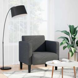 vidaXL Canapea Scaun cu cotiere Gri închis 54 cm tesatura velur GartenMobel Dekor (4100516)