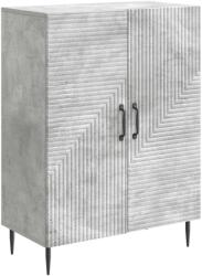 vidaXL Bufet Gri Beton 66 x 34, 5 x 89, 5 cm Lemn prelucrat GartenMobel Dekor (894818) Comoda