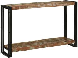 vidaXL Masa de consola cu raft 120 x 33 x 75 cm Lemn recuperat masiv GartenMobel Dekor (4104735)