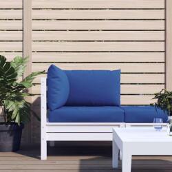 vidaXL Perne pentru canapea din paleti, 3 buc. , albastru, textil GartenMobel Dekor (361783)