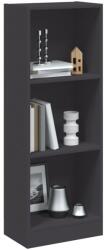 vidaXL Biblioteca cu 3 rafturi, alb, 40x24x109 cm, lemn compozit GartenMobel Dekor (800830) Biblioteca