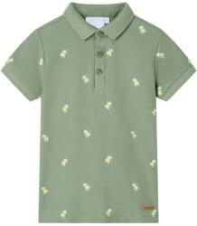 vidaXL Tricou polo pentru copii, kaki, 92 GartenMobel Dekor (11959)