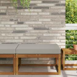 vidaXL Perna pentru canapea de exterior Gri 80 x 80 x 8 cm Poliester GartenMobel Dekor (900813)