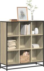 vidaXL Biblioteca stejar sonoma 97, 5x33x107, 5 cm, lemn prelucrat/metal GartenMobel Dekor (3300861) Biblioteca