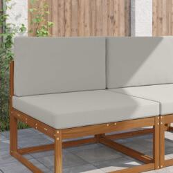 vidaXL Perna pentru canapea de exterior 2 pcs Gri Poliester GartenMobel Dekor (900830)