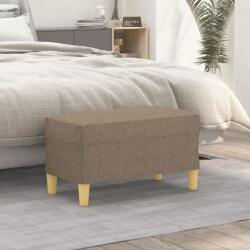 vidaXL Banca, gri taupe, 70x35x41 cm, textil GartenMobel Dekor (349374)