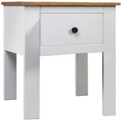 vidaXL Noptiera, alb, 46 x 40 x 57 cm, lemn de pin, gama Panama GartenMobel Dekor (282693)