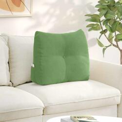 vidaXL Perna pentru spate Verde deschis 60 x 24 x 50 cm Catifea GartenMobel Dekor (42014403)