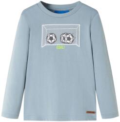 vidaXL Tricou copii maneci lungi, , albastru deschis, 92 GartenMobel Dekor (12714)