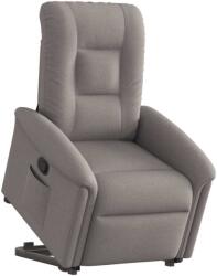 vidaXL Fotoliu rabatabil cu ridicare pe verticala, gri taupe, textil GartenMobel Dekor (3303261)