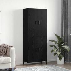 vidaXL Bufet Pe perete Stejar negru 69, 5 x 34 x 180 cm Lemn compozit GartenMobel Dekor (3394541) Comoda