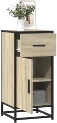 vidaXL Dulap, stejar sonoma, 35, 5x35x76 cm, lemn prelucrat si metal GartenMobel Dekor (848960) Comoda