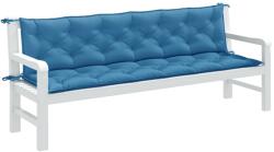vidaXL Perna banca de gradina 2 buc melanj albastru 200x50x7 cm textil GartenMobel Dekor (4002634)