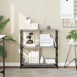 vidaXL Raft de carti, gri sonoma, 78, 5x33x82 cm, lemn prelucrat GartenMobel Dekor (835247) Biblioteca