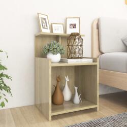 vidaXL Noptiere, 2 buc. , stejar sonoma, 40x35x60 cm, PAL GartenMobel Dekor (806182)