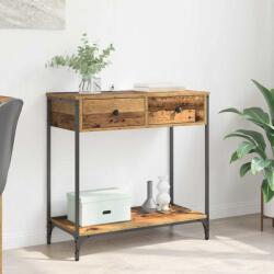 vidaXL Masa de consola Lemn Vechi 75 x 34, 5 x 75 cm Lemn compozit GartenMobel Dekor (882248)