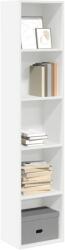 vidaXL Biblioteca, alb, 40x30x189 cm, lemn prelucrat GartenMobel Dekor (857885) Biblioteca