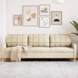 vidaXL Canapea cu 3 locuri, crem, 210 cm, material textil GartenMobel Dekor (4007416) Canapea
