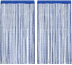 vidaXL Draperii cu franjuri, 2 buc. , 100 x 250 cm, albastru GartenMobel Dekor (132406)