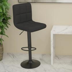 vidaXL Scaun de bar, negru, material textil GartenMobel Dekor (334278)