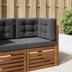vidaXL Perna pentru canapea de exterior 3 pcs Antracit Poliester GartenMobel Dekor (900761)