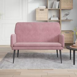 vidaXL Banca, roz, 108x79x79 cm, catifea GartenMobel Dekor (351417)