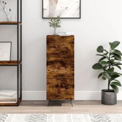 vidaXL Servanta, stejar fumuriu, 34, 5x34x90 cm, lemn compozit GartenMobel Dekor (828577) Comoda