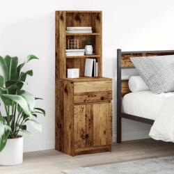 vidaXL Noptiera din lemn vechi 39x35x125 cm lemn prelucrat GartenMobel Dekor (861317)