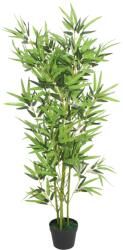 vidaXL Bambus artificial cu ghiveci 120 cm, verde GartenMobel Dekor (244456)