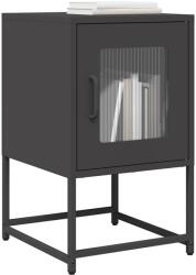 vidaXL Noptiera, negru, 36x39x60, 5 cm, otel laminat la rece GartenMobel Dekor (853326)